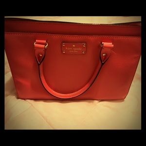 Salmon pink Kate spade sachet